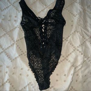 Victoria secret lace body suit